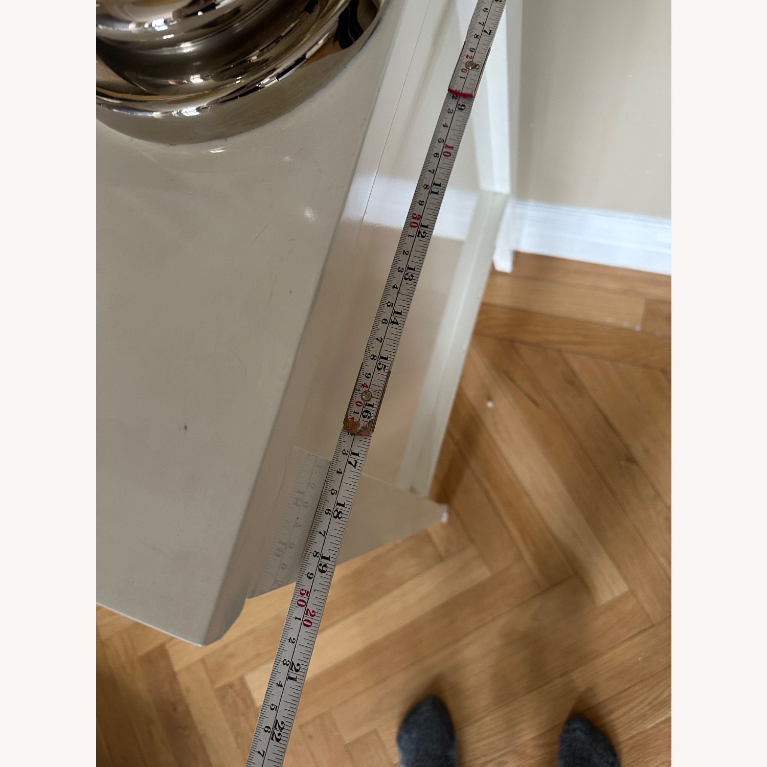 Crate & Barrel Spotlight White Credenza - image-4