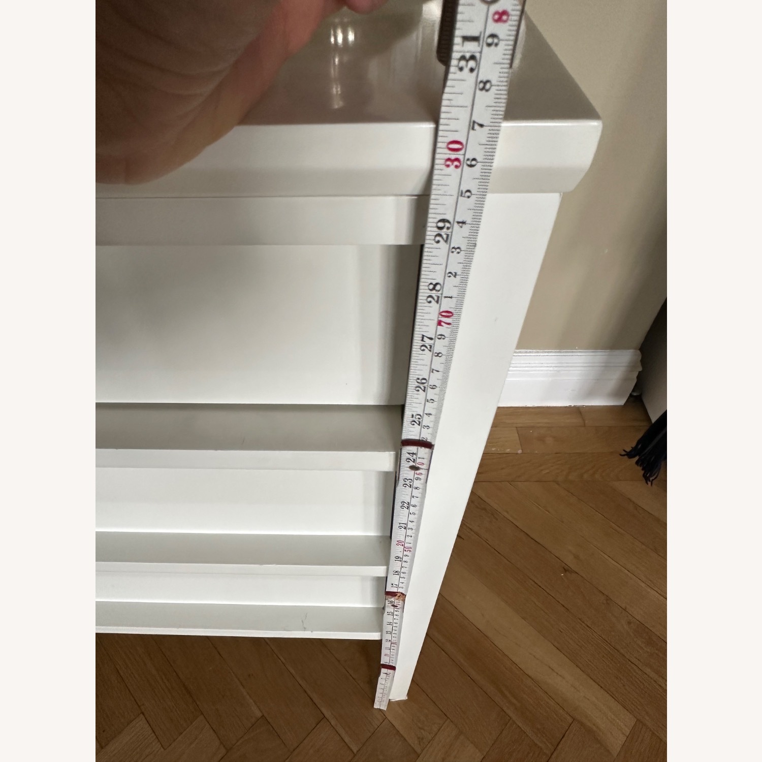 Crate & Barrel Spotlight White Credenza - image-5