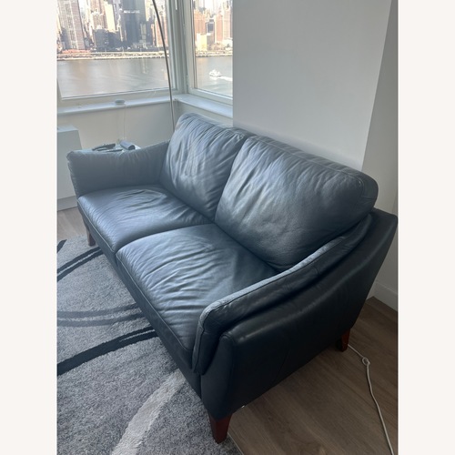 Used Leather Two Seat Sofa for sale on AptDeco
