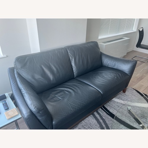 Used Leather Two Seat Sofa for sale on AptDeco