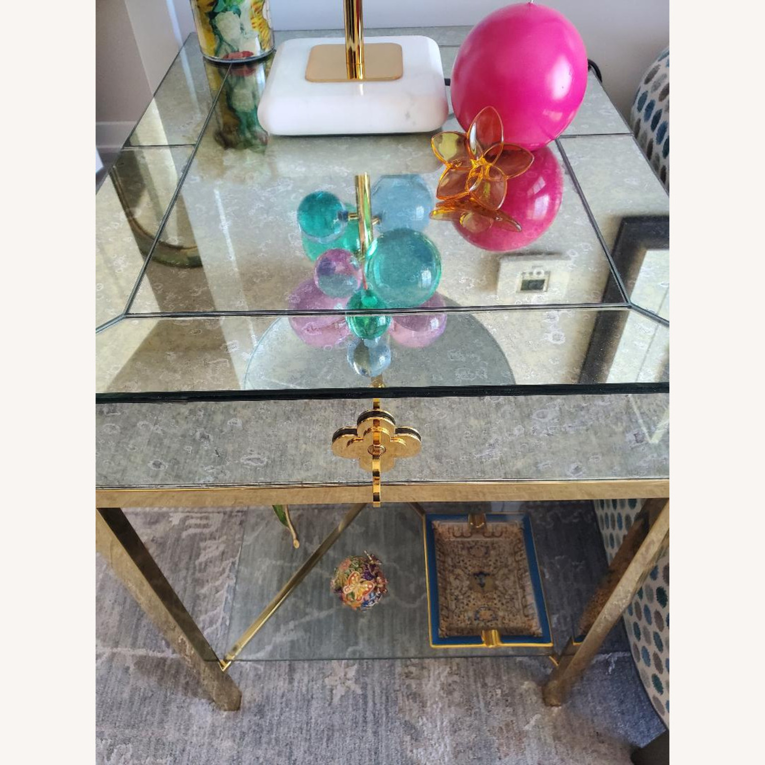 Jonathan Adler Delphine Mirrored Side Table - image-6
