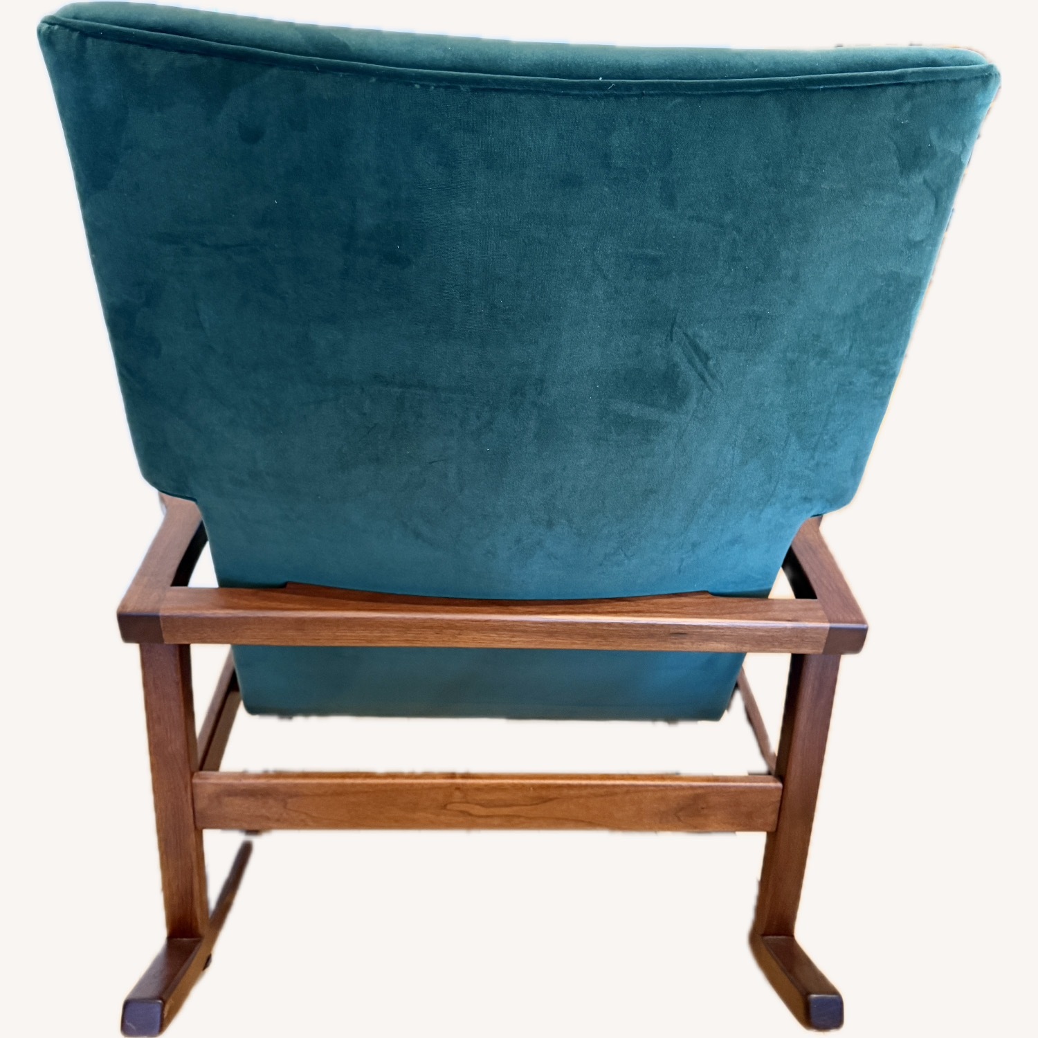 Jens Risom Green Velvet Armchair - image-4