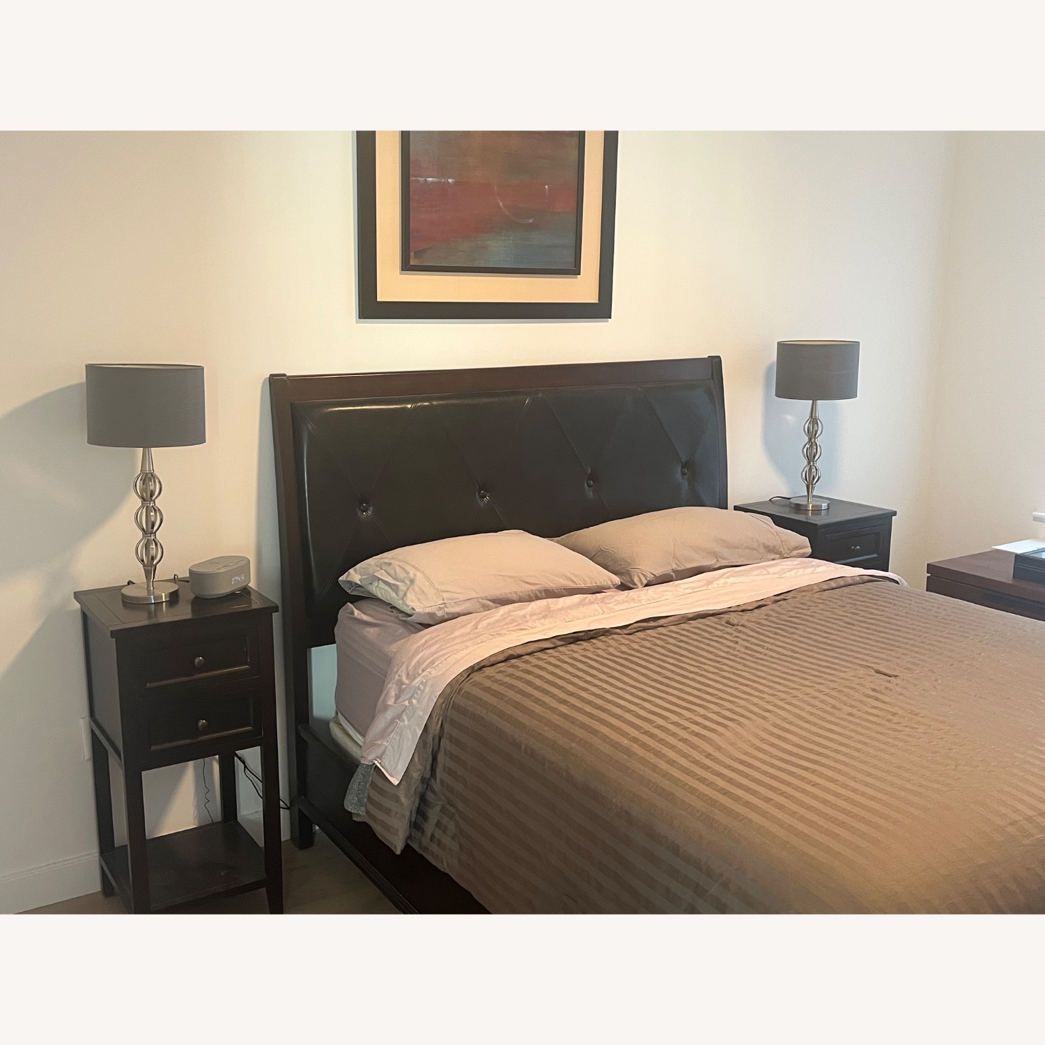 Hardwood Nightstand Set - image-1