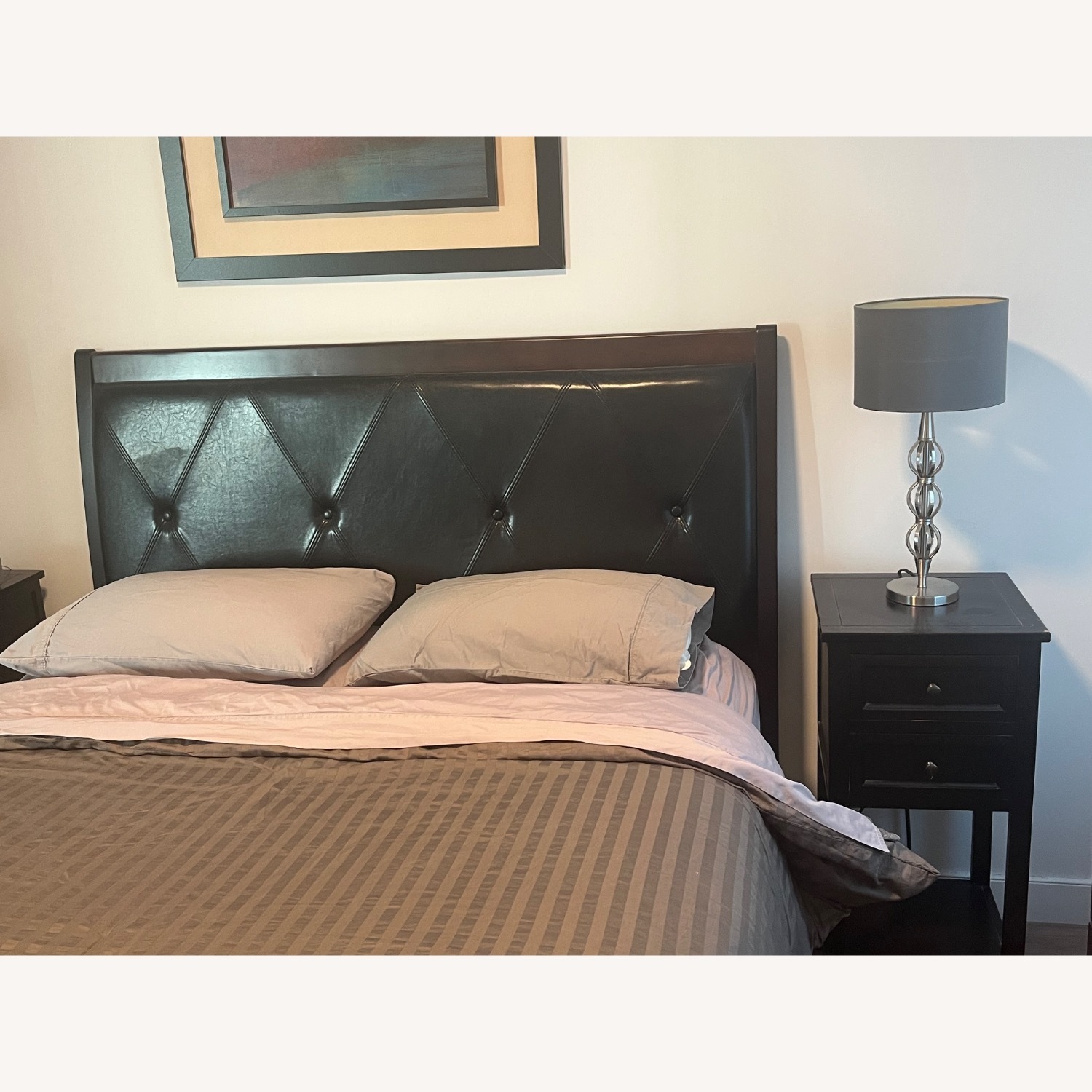 Hardwood Nightstand Set - image-2