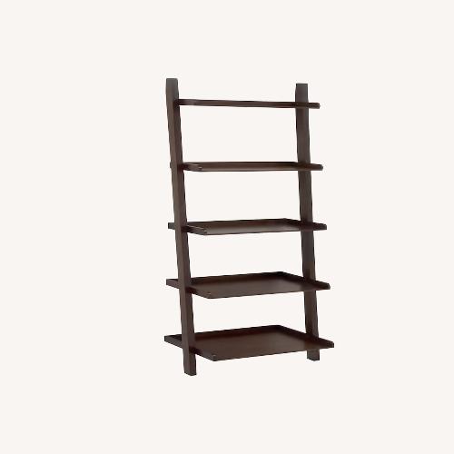 Used Dark Brown Wood Bookcase for sale on AptDeco