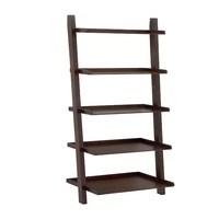 Dark Brown Wood Bookcase