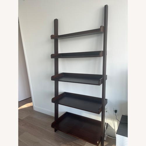 Used Dark Brown Wood Bookcase for sale on AptDeco