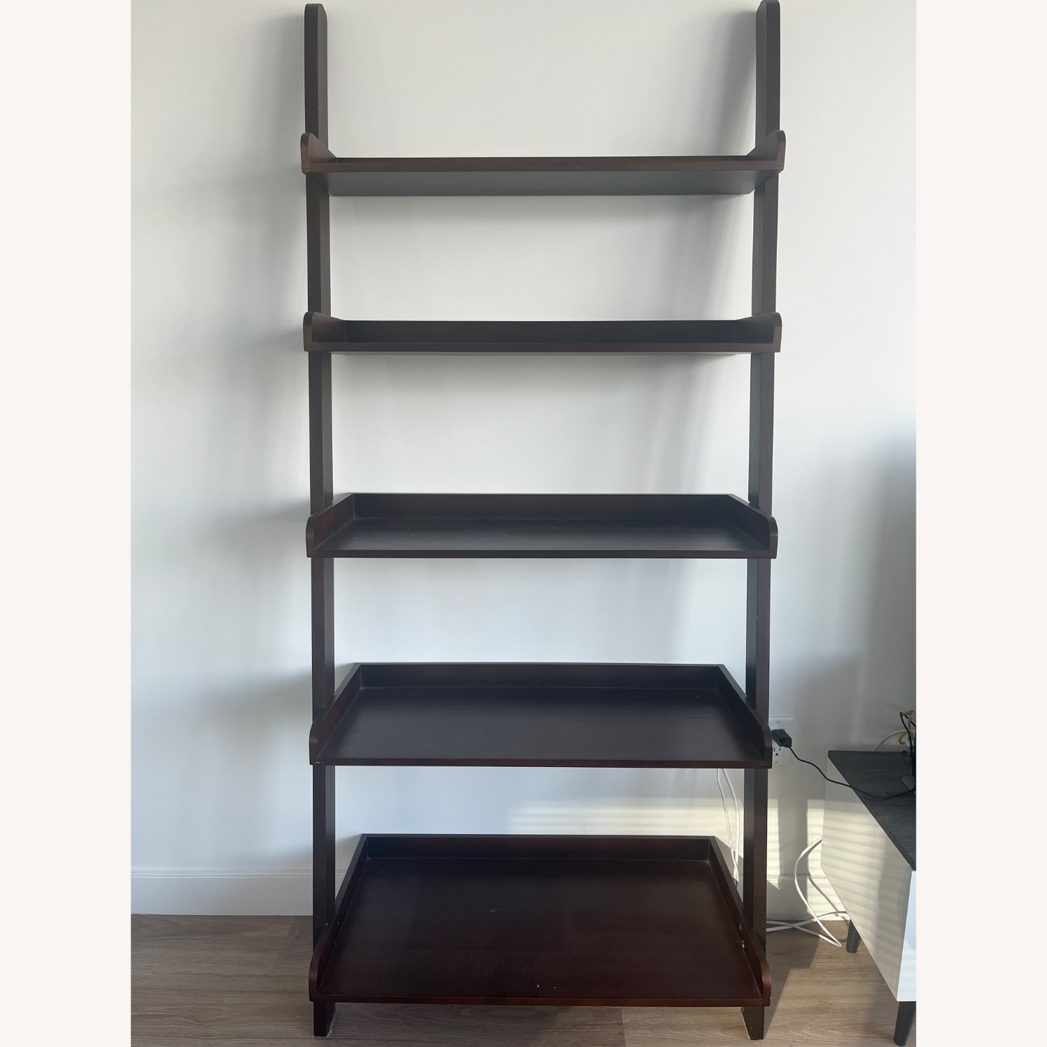 Dark Brown Wood Bookcase - image-3