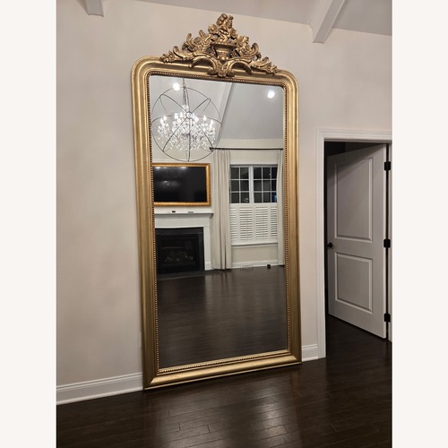 Used Restoration Hardware Louis Philippe Gilt Floor Mirror for sale on AptDeco
