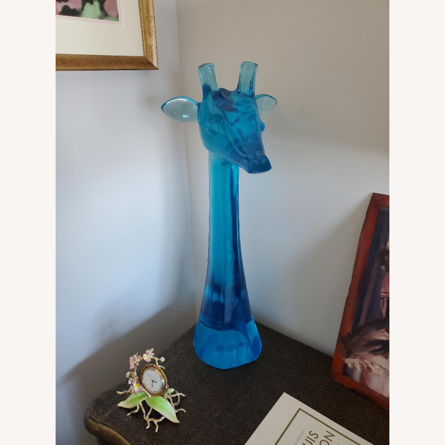 Jonathan Adler Acrylic Blue Giraffe - image-1