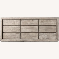 Restoration Hardware Drifted Reclaimed Oak 9-Drawer Dresser