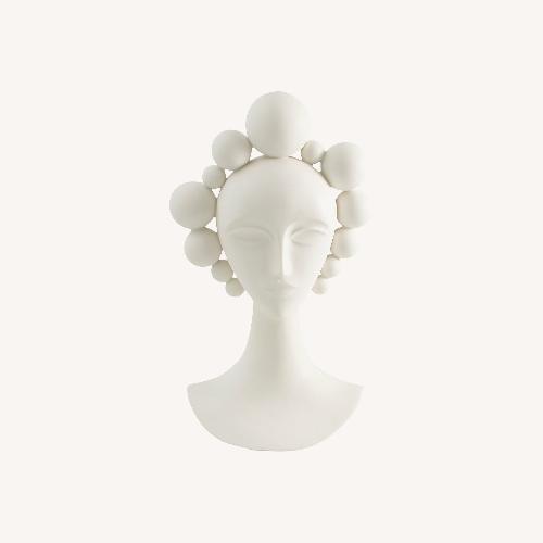 Used Jonathan Adler Camille Bust White Porcelain Décor for sale on AptDeco