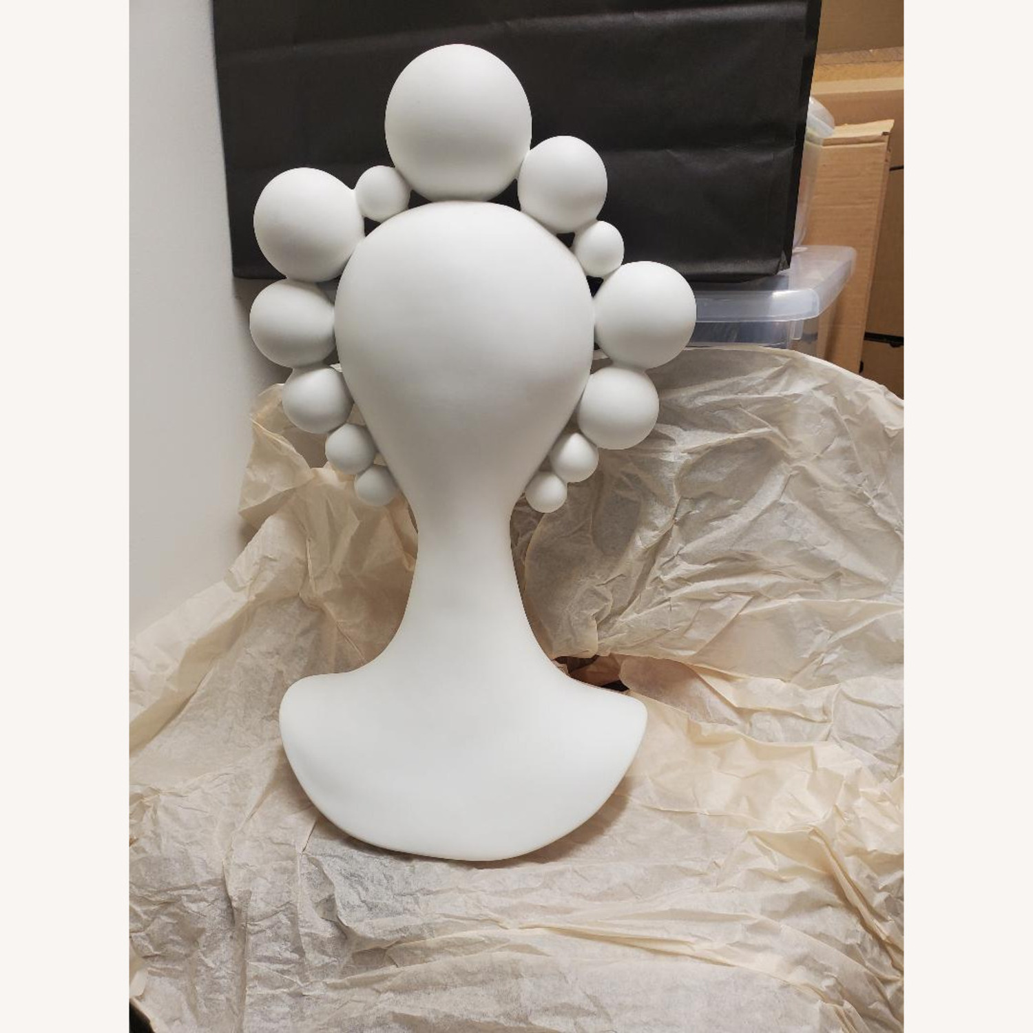 Jonathan Adler Camille Bust White Porcelain Décor - image-2