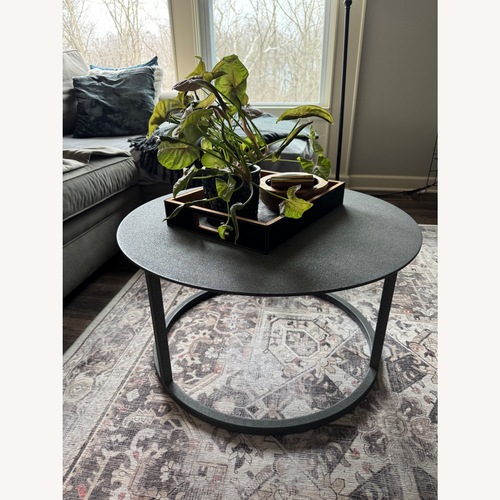 Used Restoration Hardware Mercer Round Coffee Table for sale on AptDeco