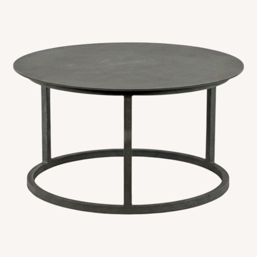 Used Restoration Hardware Mercer Round Coffee Table for sale on AptDeco