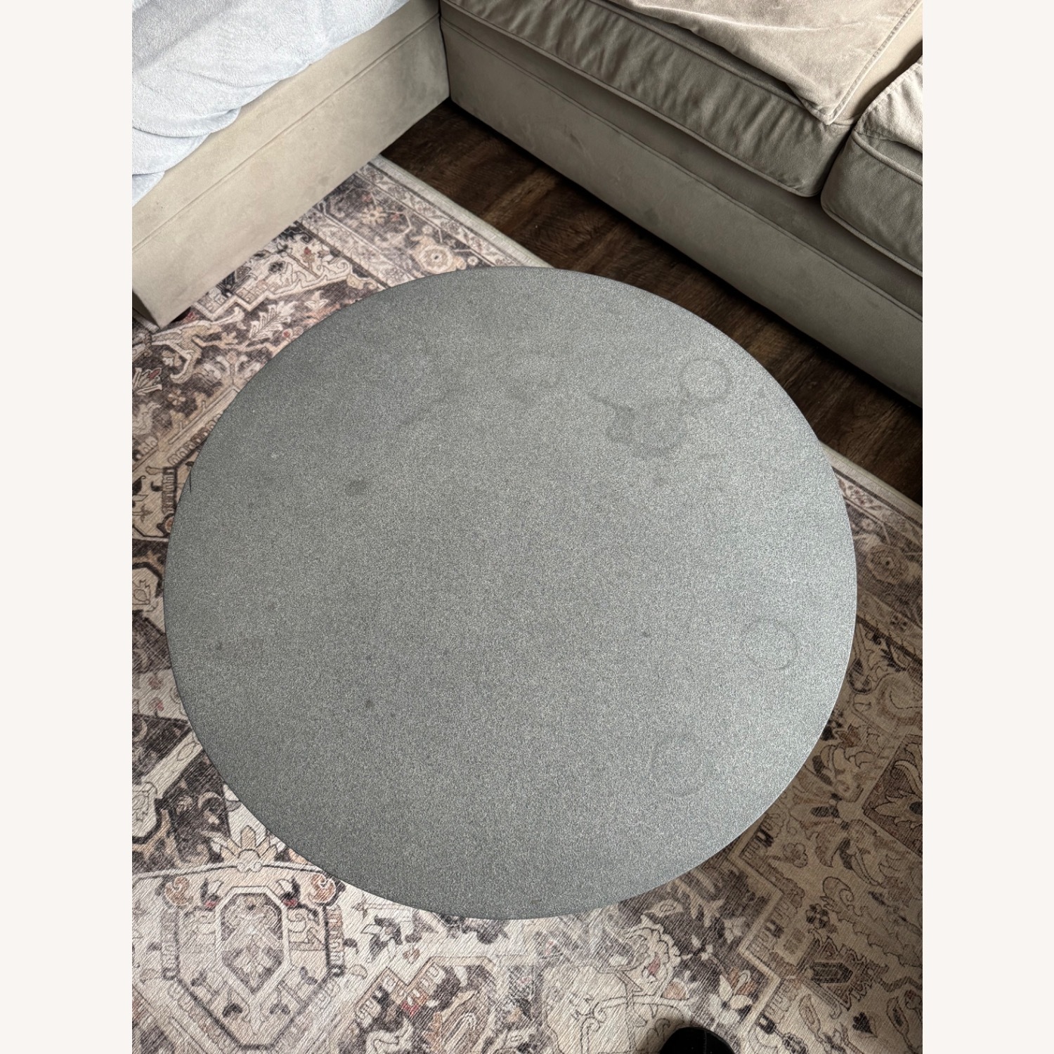 Restoration Hardware Mercer Round Coffee Table - image-5