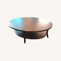 Hansmeier Dark Brown Wood Coffee Table