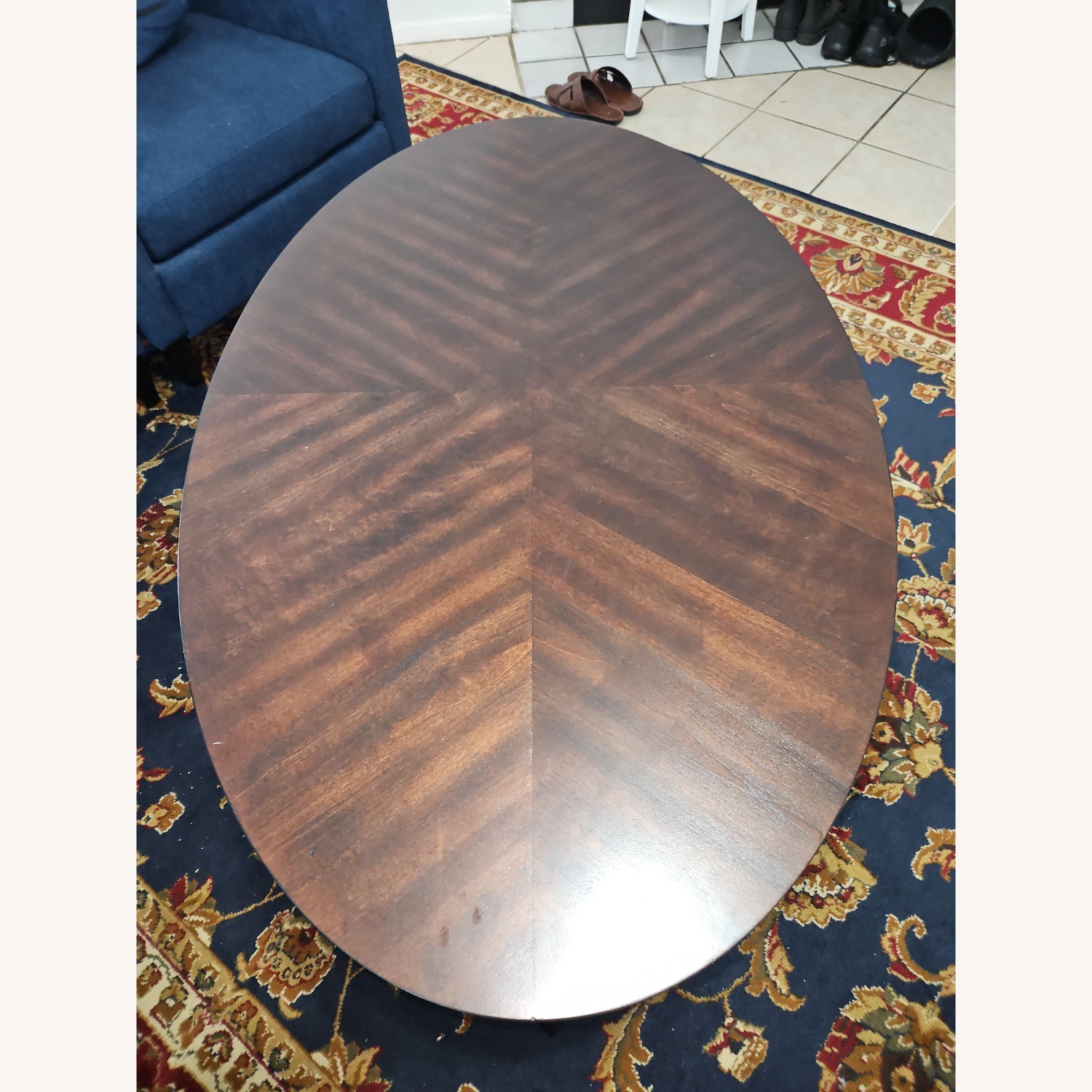 Hansmeier Dark Brown Wood Coffee Table - image-9