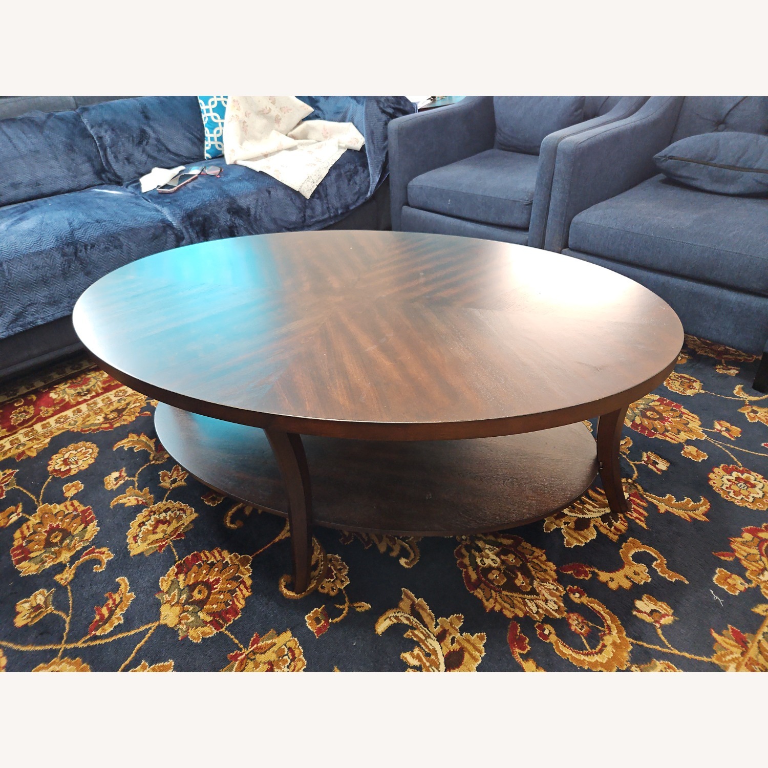 Hansmeier Dark Brown Wood Coffee Table - image-10