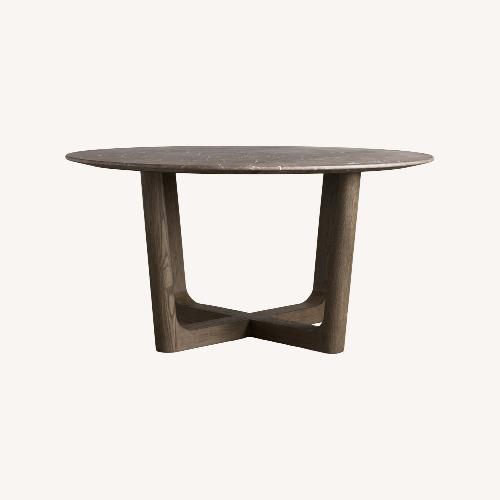 Used Arhaus St Germain 60 in Brown Wood Dining Table for sale on AptDeco