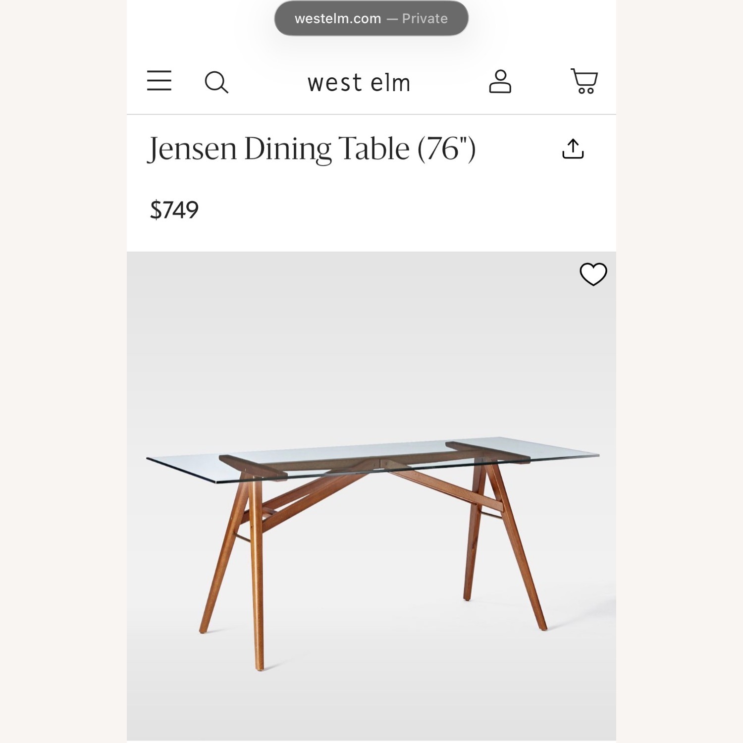 West Elm Jensen Dining Table - image-2