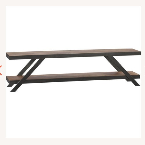 Used Crate & Barrel Dark Brown Wood Media Storage for sale on AptDeco