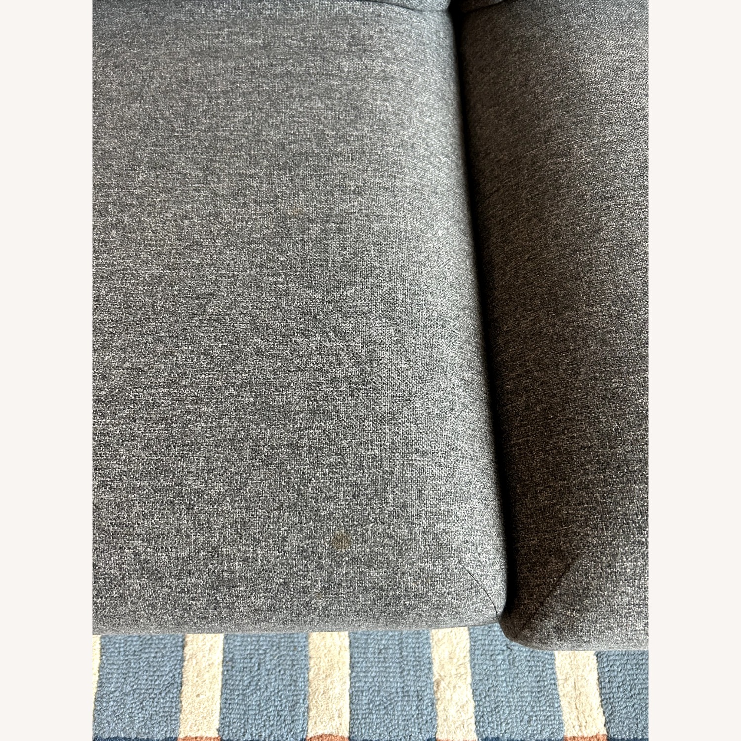 IKEA Finalla Dark Gray Fabric Chaise Lounge - image-4