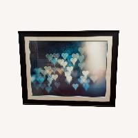 Vintage/Antique Blue Wood Wall Art