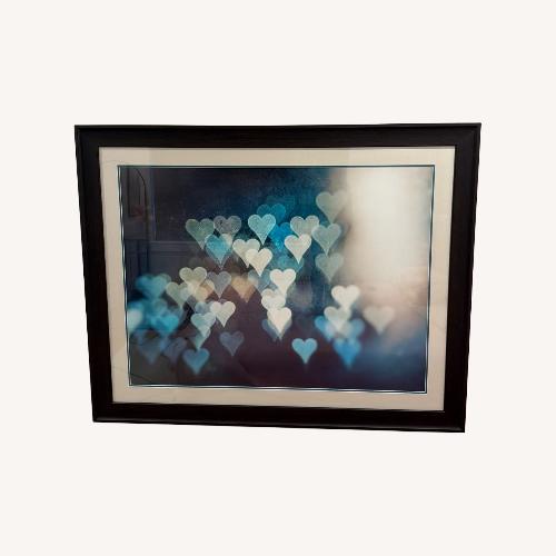 Used Vintage/Antique Blue Wood Wall Art for sale on AptDeco