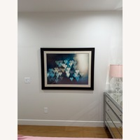 Vintage/Antique Blue Wood Wall Art