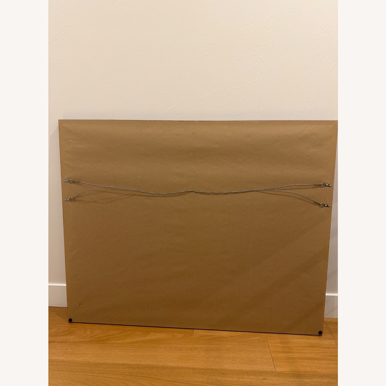 Vintage/Antique Blue Wood Wall Art - image-1