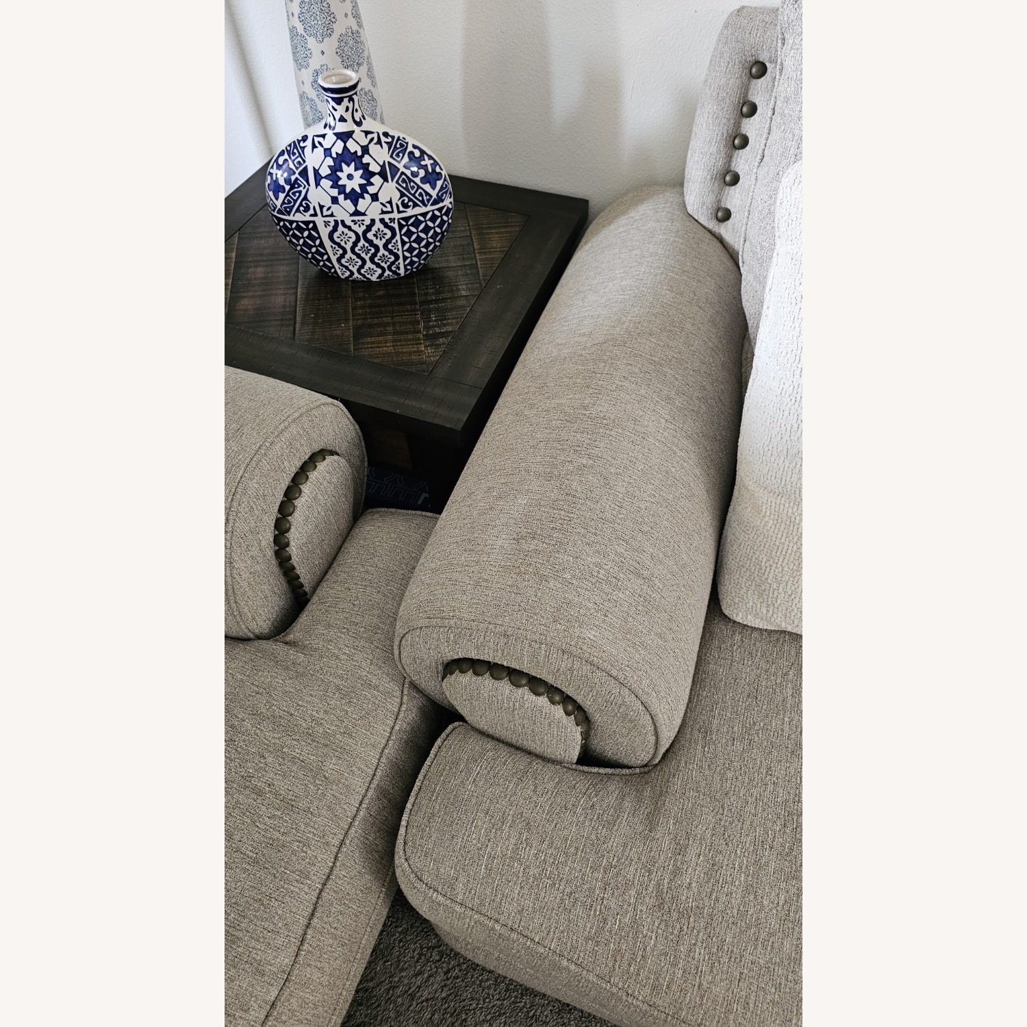 Furniture of America Light Gray 3+ Seater Sofa - image-4