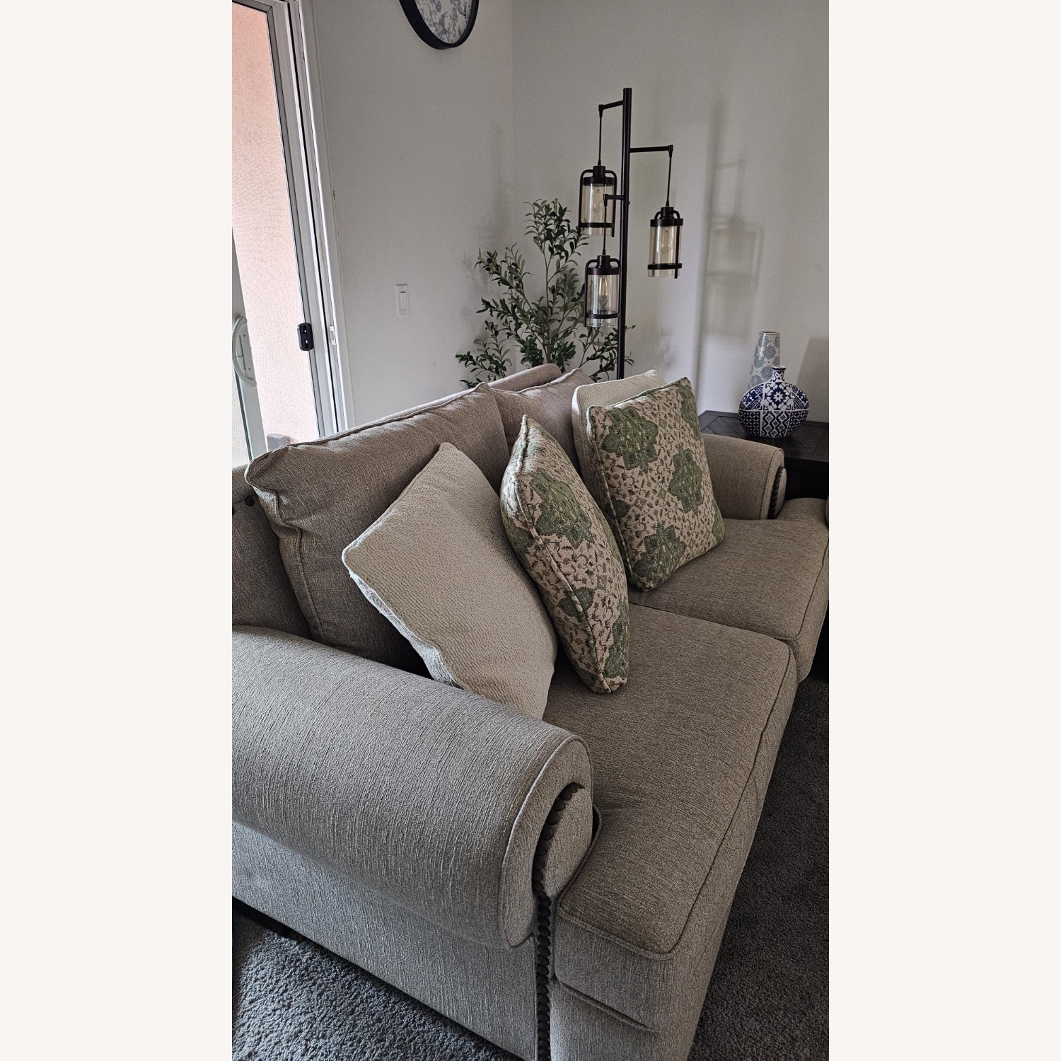 Furniture of America Light Gray 3+ Seater Sofa - image-11