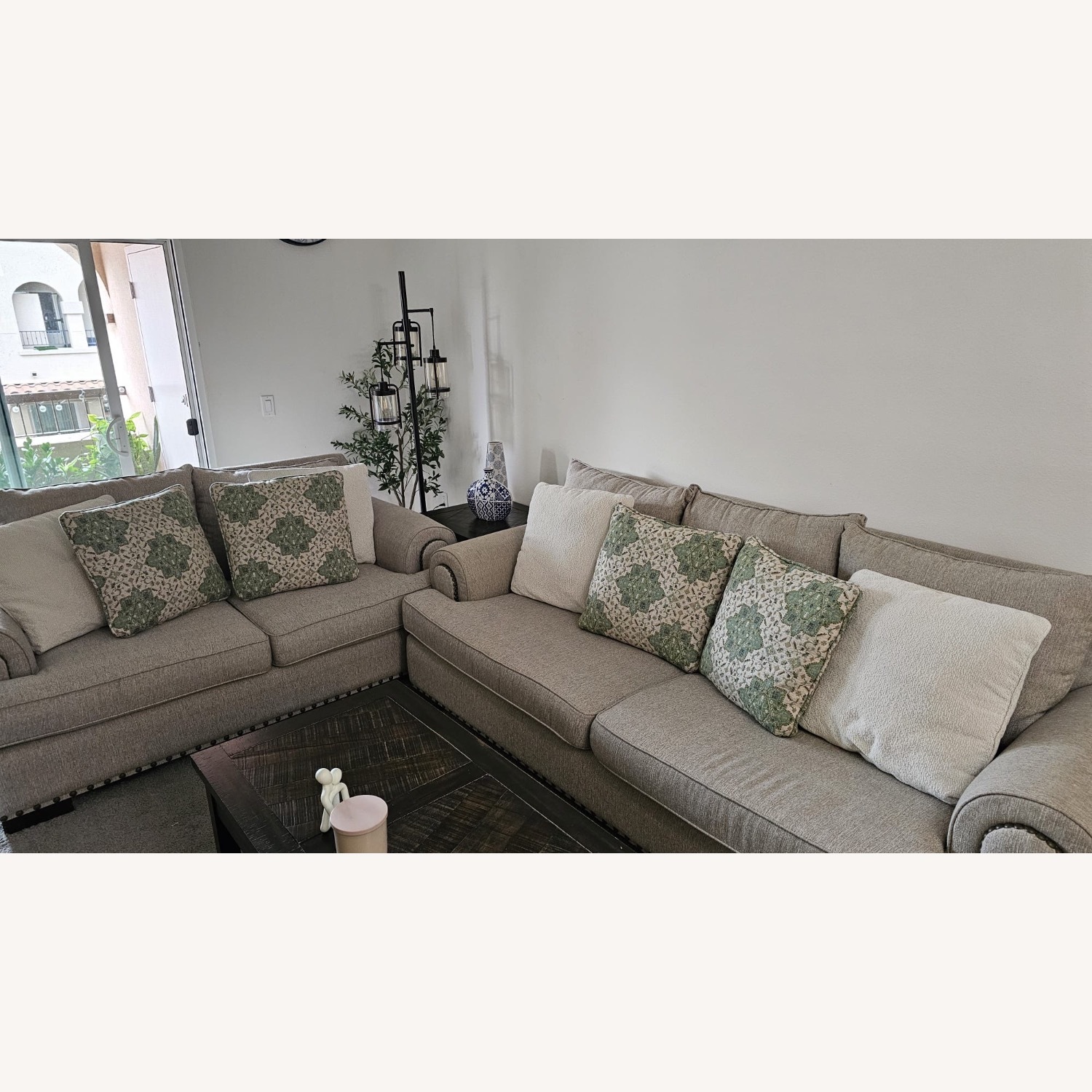 Furniture of America Light Gray 3+ Seater Sofa - image-9