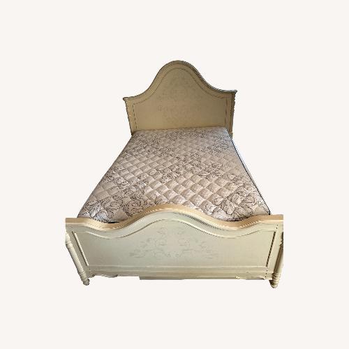 Used Ava Collection- Cream Full Bed with Trundle for sale on AptDeco