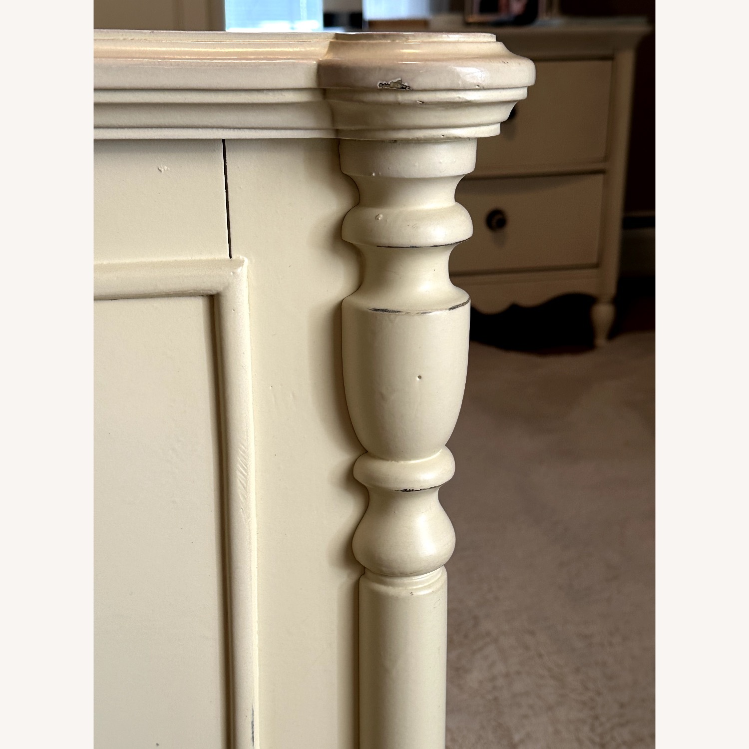 Ava Collection- Cream Full Bed with Trundle - image-12