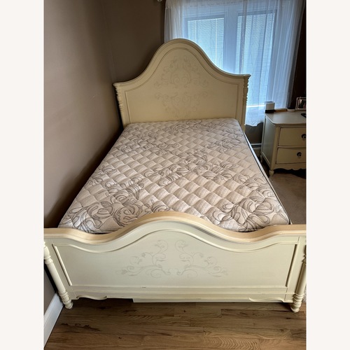 Used Ava Collection- Cream Full Bed with Trundle for sale on AptDeco