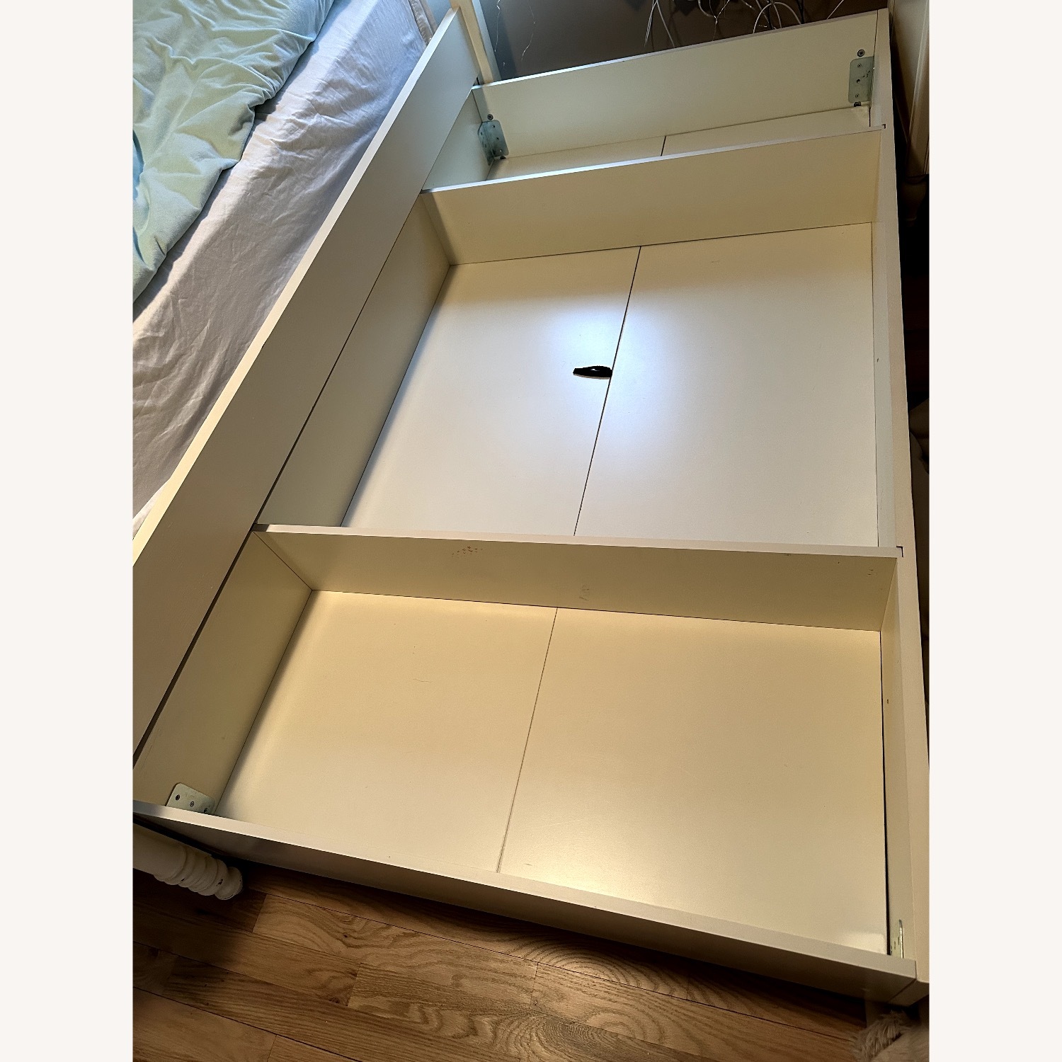 Ava Collection- Cream Full Bed with Trundle - image-9