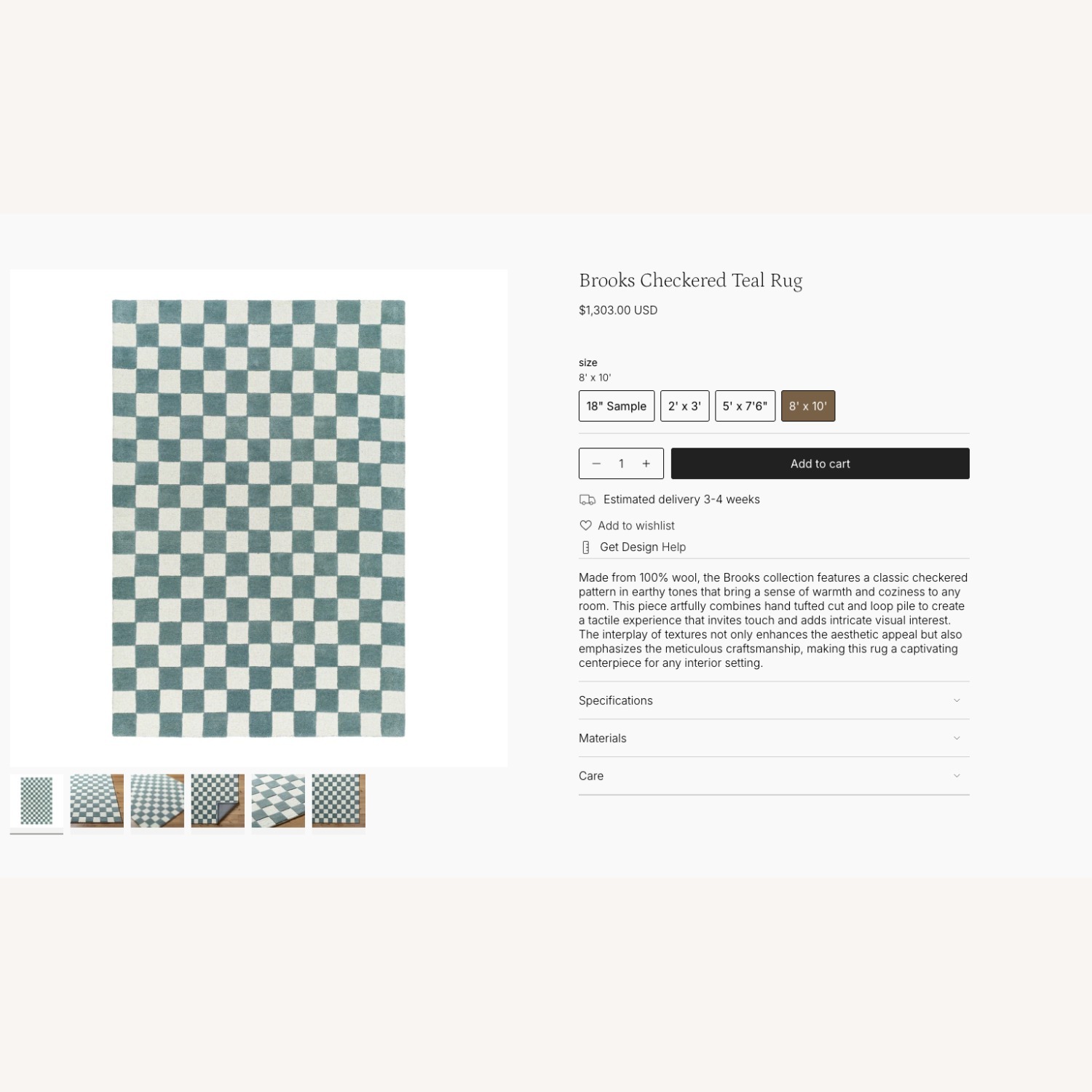 Brooks Brothers 8x10 Area Rug - image-4