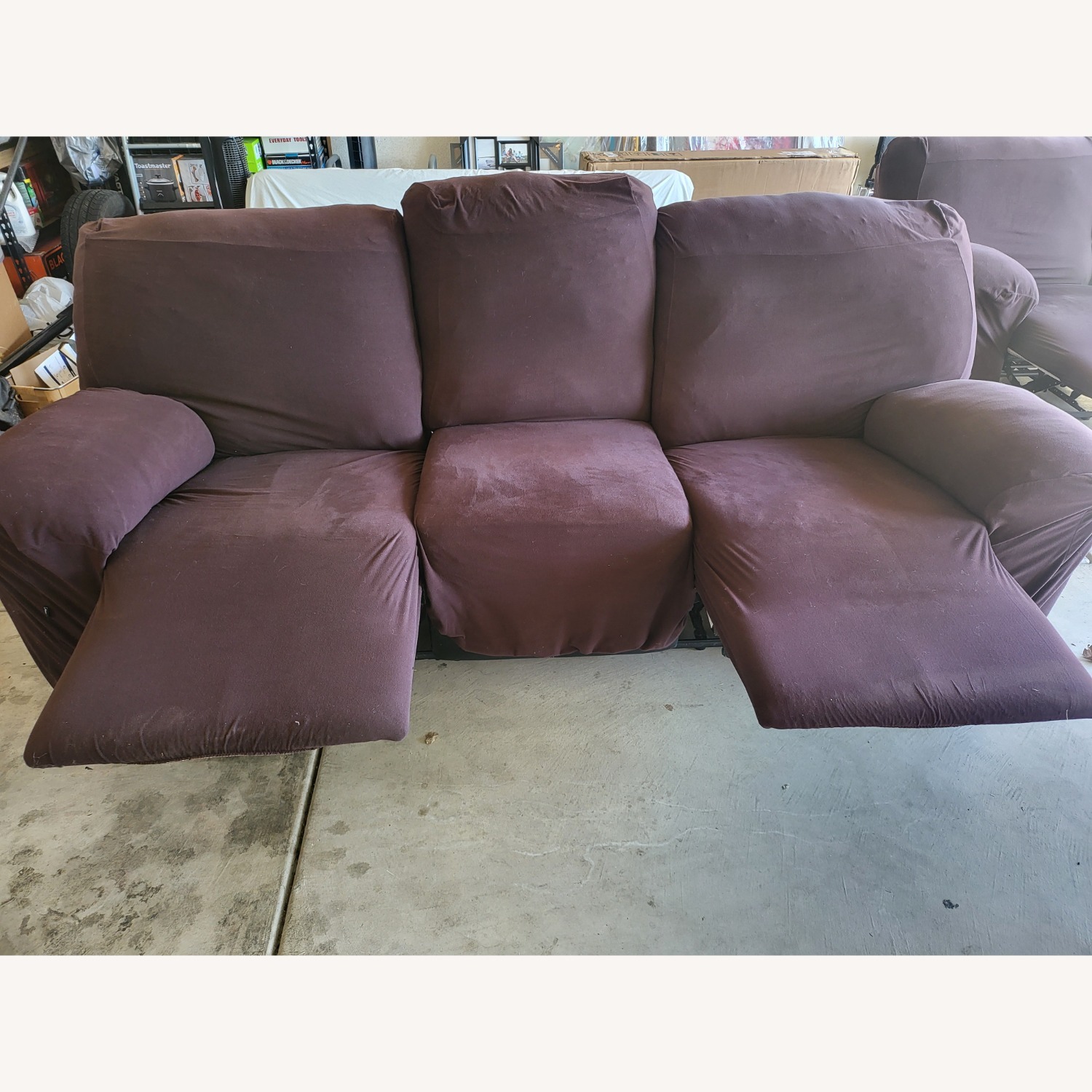 Ashley Furniture Black 3+ Seater Sofa - image-1