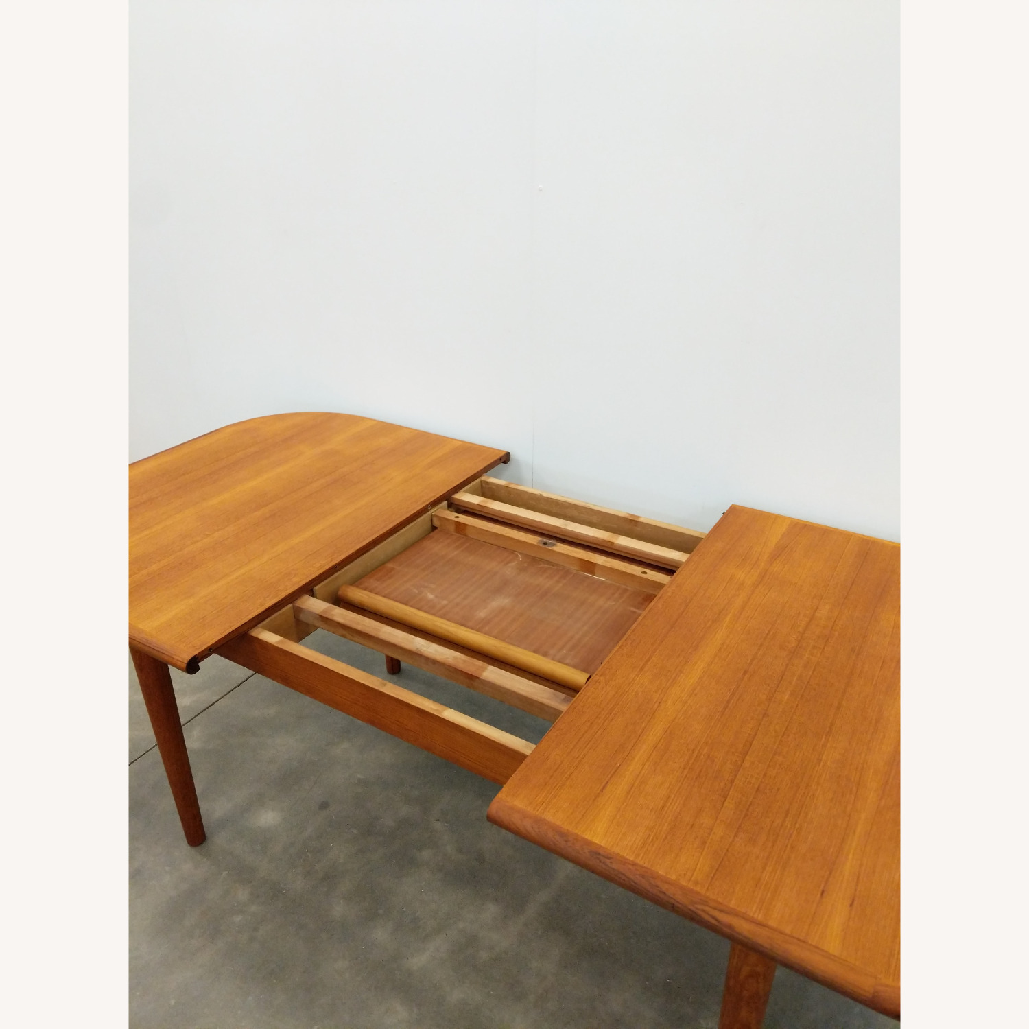 Vintage Mid Century Teak Extendable Dining Table - image-8