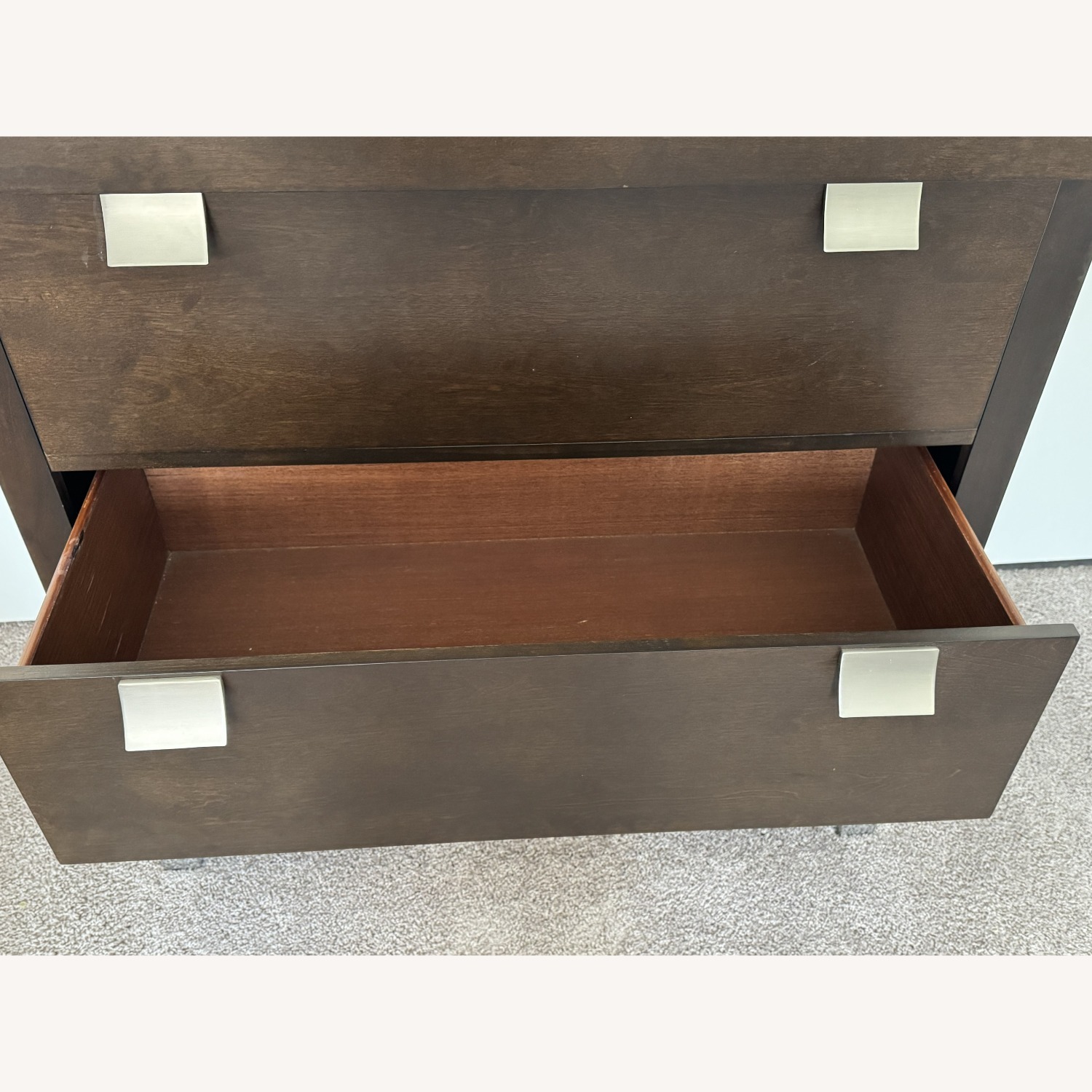 Raymour & Flanigan Dark Brown Wood Dresser - image-4