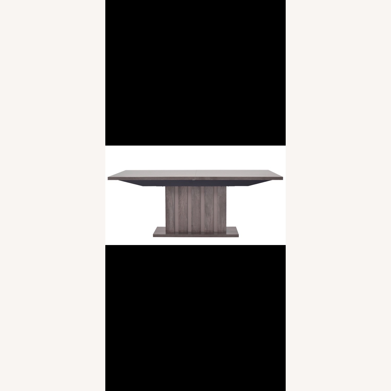Modern Extendable Dining Table with Pedestal Base  - image-2