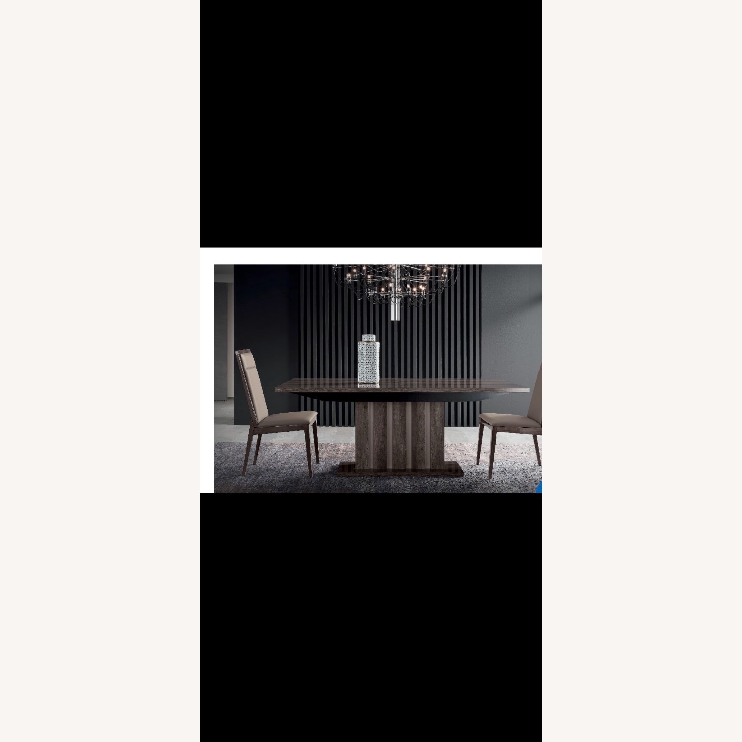 Modern Extendable Dining Table with Pedestal Base  - image-1