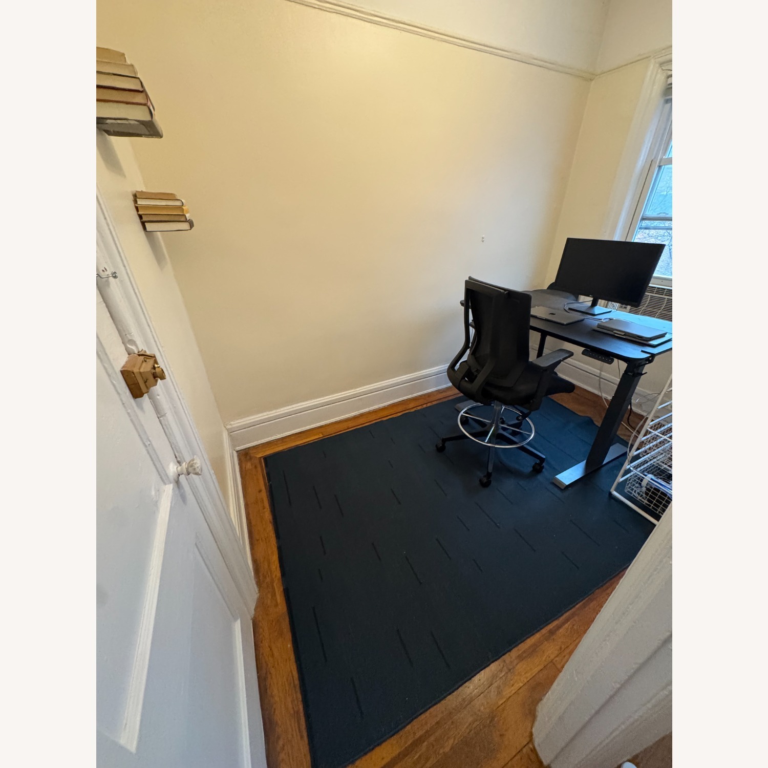 Nordic Knots Blue Wool Area Rug 5' x 8' - image-3