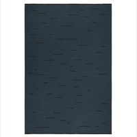 Nordic Knots Blue Wool Area Rug 5' x 8'