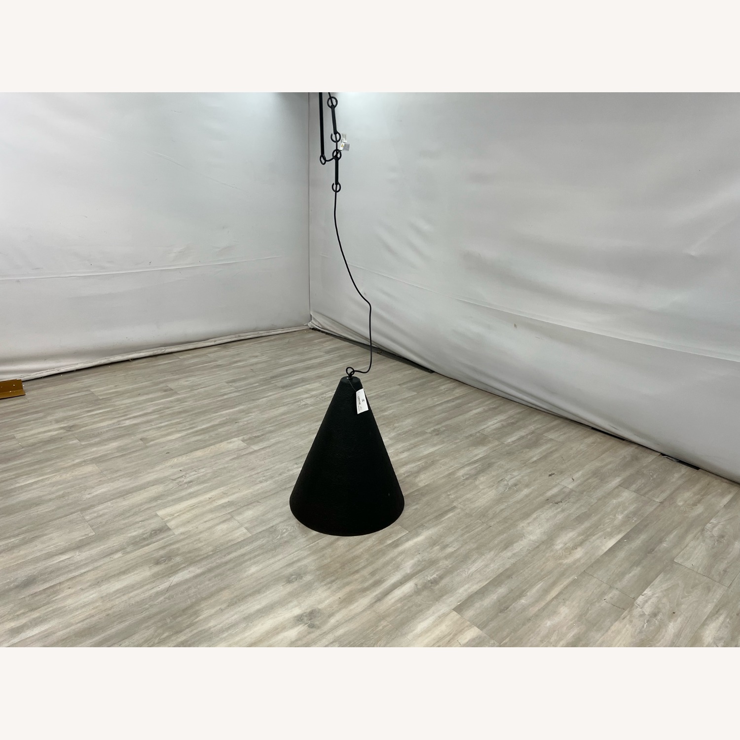 Four Hands Grazia Pendant - Matte Black Plaster - image-2