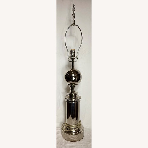 Used Restoration Hardware Silver Metal Table Lamps for sale on AptDeco