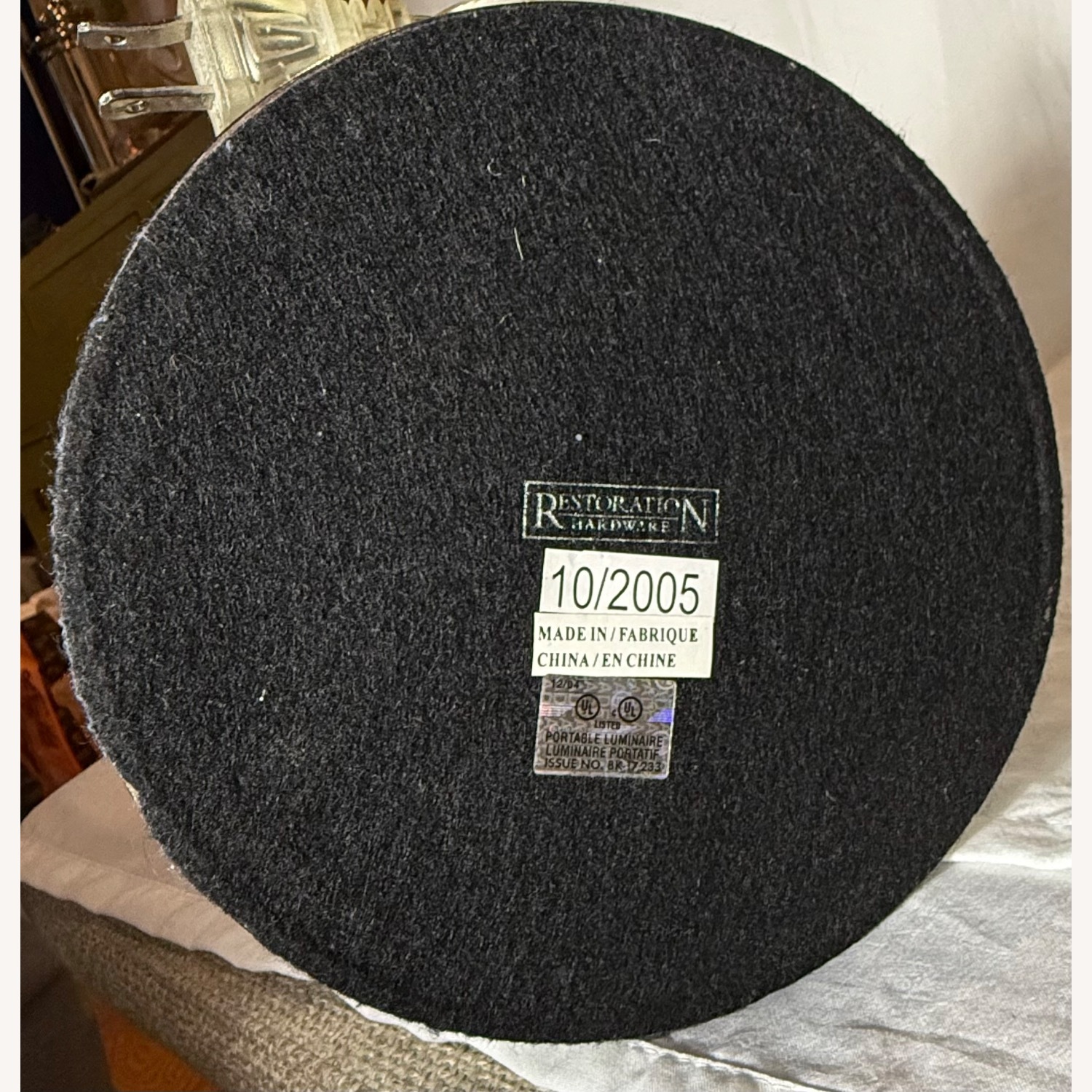 Restoration Hardware Silver Metal Table Lamps - image-3