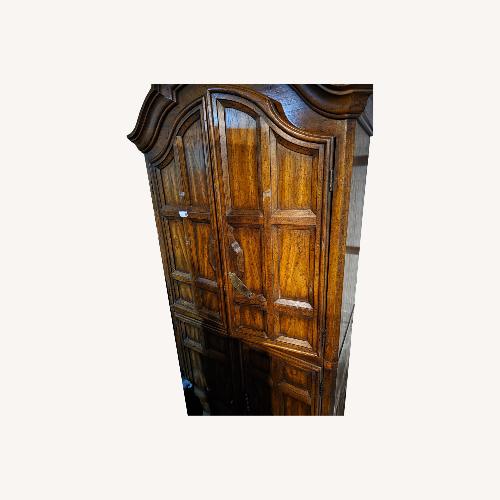 Used Drexel Mediterranean Classic 1970s Solid Wood Armoire & Cabinet for sale on AptDeco